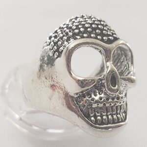 Skull Ring Stainless Jewerly Fashion Punk Silver